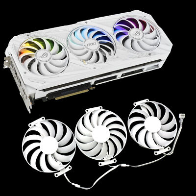 Graphics Card Cooling Fan CPU Fan for ASUS ROG RTX3090 3080 3070 STRIX WHITE