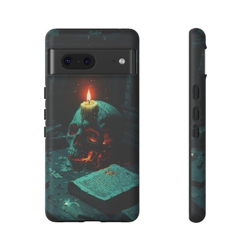 Candle Skull Vintage Book - Phone Ink Cover Case for iPhone, Galaxy, Pixel - 第 158/281 張圖片