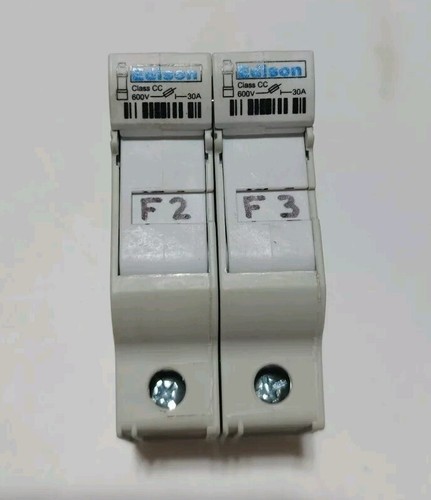 Edison EHCC2DU Modular Fuse Holder Class CC 2-Pole 30A 600V