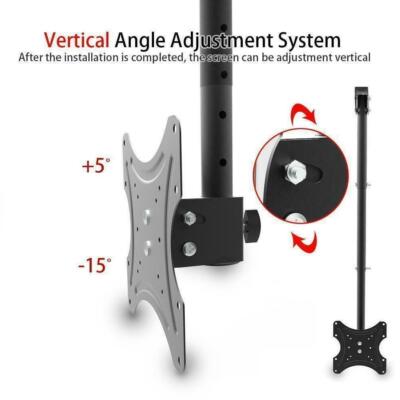 22 - 55 Inch LED LCD Full Motion Ceiling TV Wall Mount Bracket Swivel Tilt