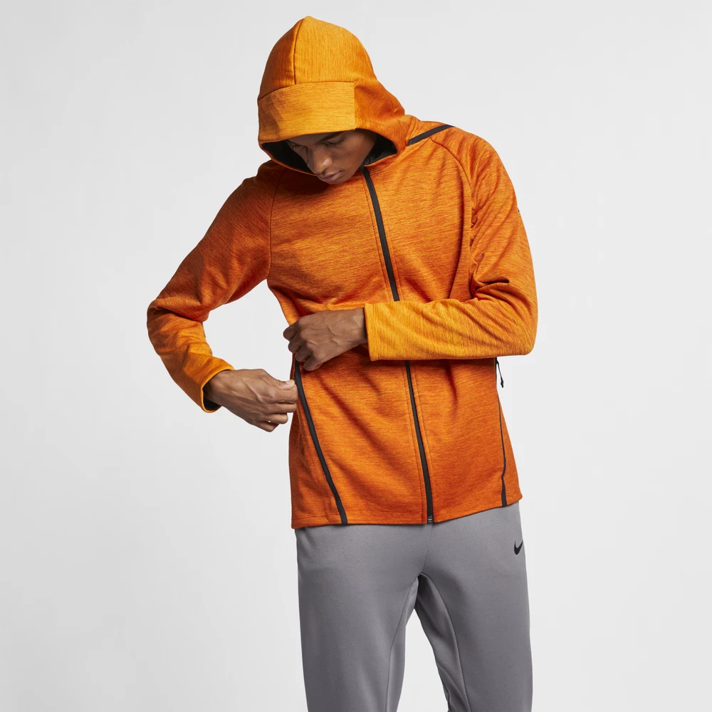 Nike Men s Therma Sphere Training Jacket Orange 932038 893