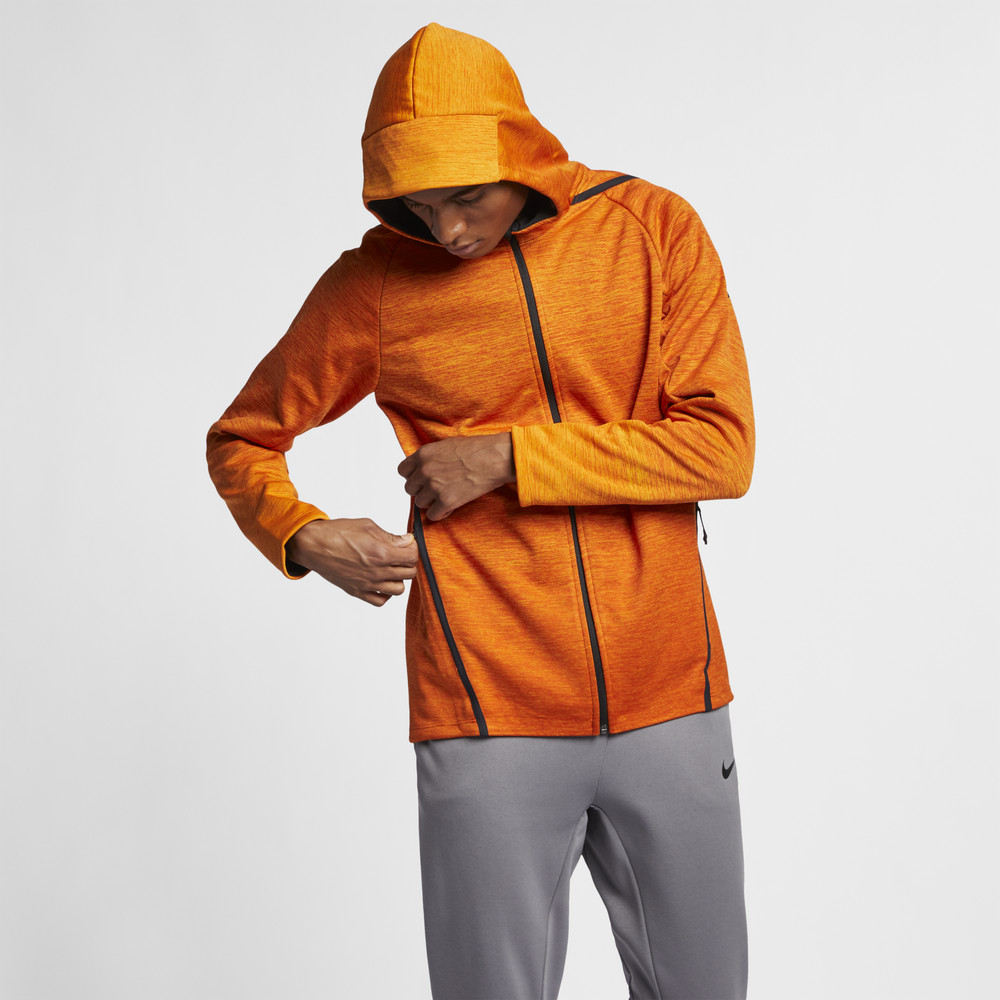 Nike Men's Therma Sphere Training Jacket Orange 932038-893