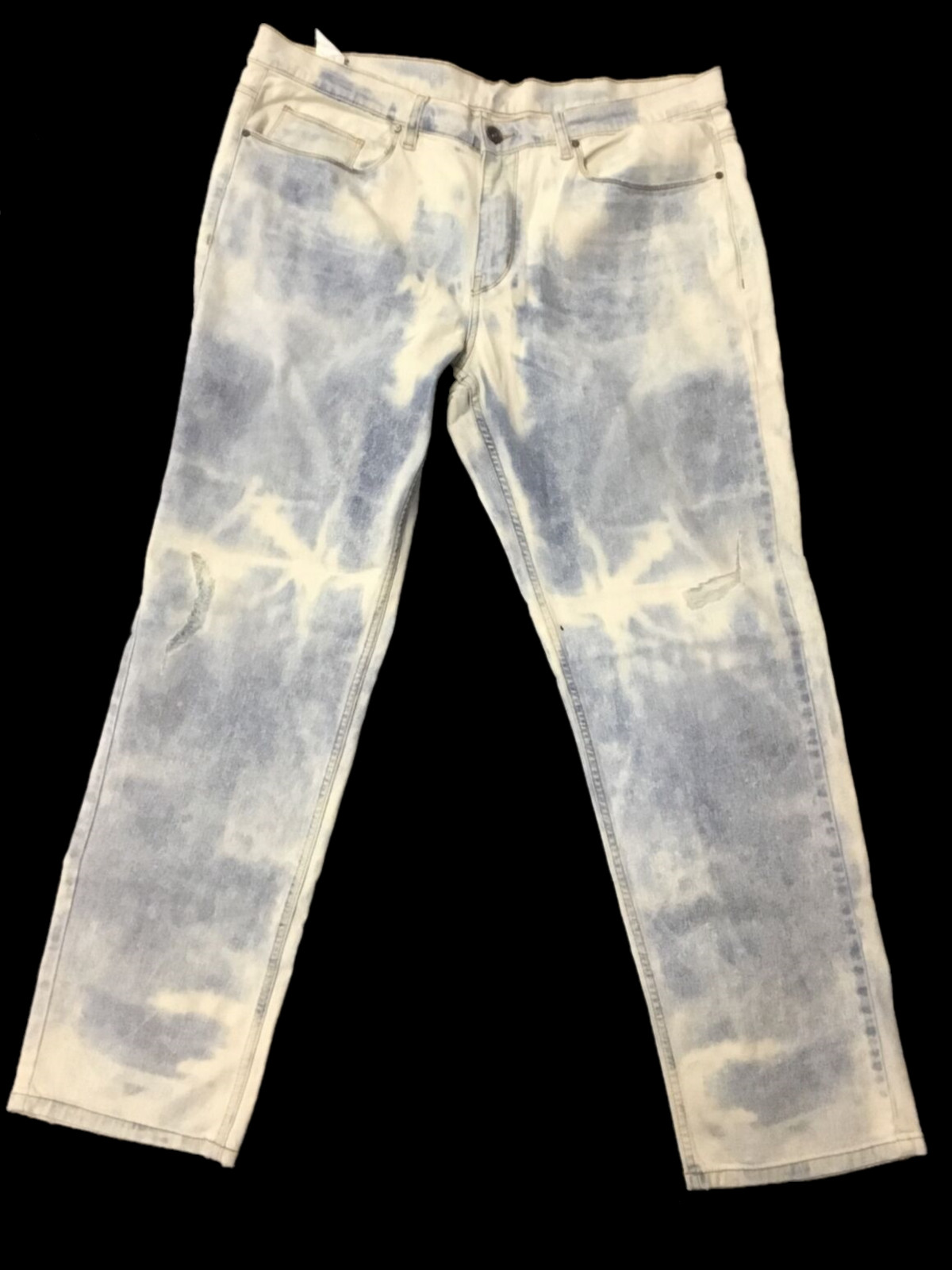 Мужские брюки из стрейчевой джинсовой ткани Perry Ellis Slim Fit отбеленные после стирки на заказ размер Sz 36X32 10090₽