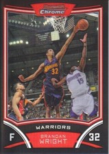 BRANDAN WRIGHT 2008-09 BOWMAN CHROME REFRACTOR /499