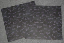 Halloween Spooky Boo 12x12 Scrapbook Paper By Creative Imaginations – 2 Sheets