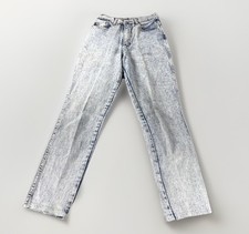 Vtg 1980s 1990s Jordache Women 8 Stone Acid Wash High Rise Mom Jeans Hong Kong