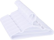 100 Pack White Kids Hangers 11.6 Inch Baby Clothes Hangers for Toddler  Child