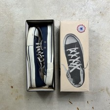 made in usa vintage converse low blue 10.5 men new with box
