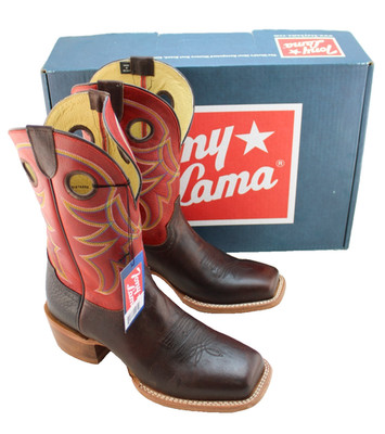 New TONY LAMA Ronan Dark Chocolate Men's 11 D Square Toe Western