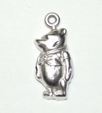 Little Vtg Sterling Silver Van Dell Walt Disney WINNIE THE POOH CHARM Pendant