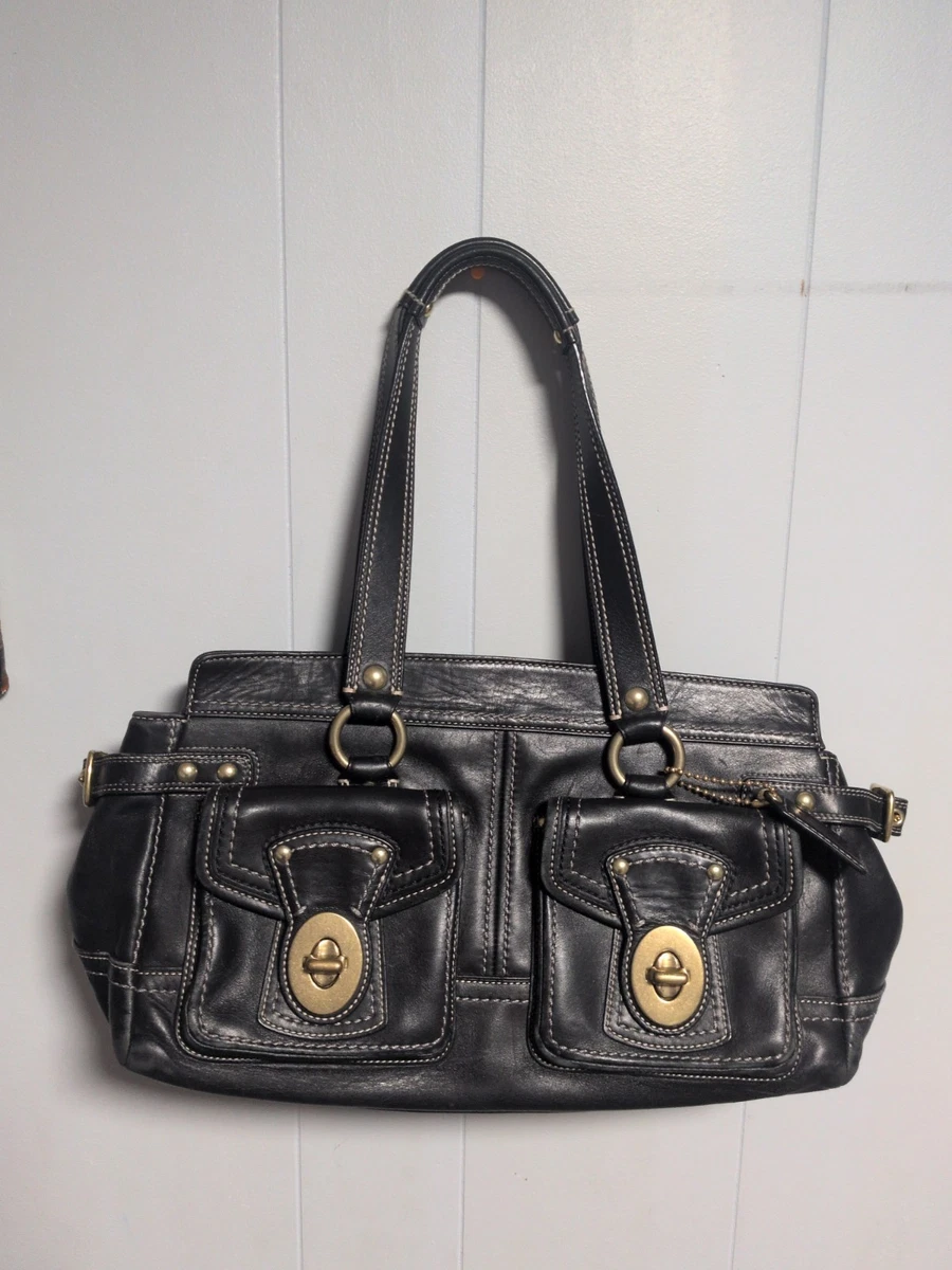 Coach Legacy Turn Lock Satchel/Top Handle Bag Handbags & Bags for