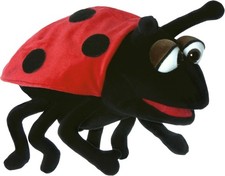 Living Puppets Trudy Ladybug 11 Inch Soft Plush Insect Hand Puppet
