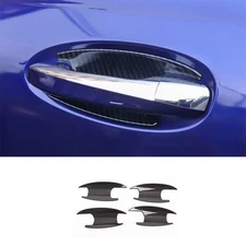 Exterior Side Door Bowl Cover Trim Fit For Benz GLB 2020-2022 ABS Carbon Fiber