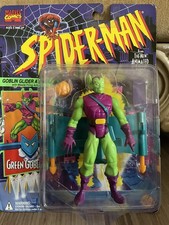 Toy Biz 1994 Spider-Man Green Goblin Figure  Glider Attack