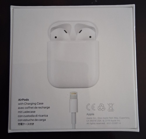 Écouteurs sans fil Apple Airpods 2ème génération avec étui de charge neufs scellés - Photo 2 sur 4
