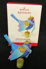 2014 Hallmark Ornament FOUR CALLING BIRDS Twelve Days of Christmas Series #4 NIB