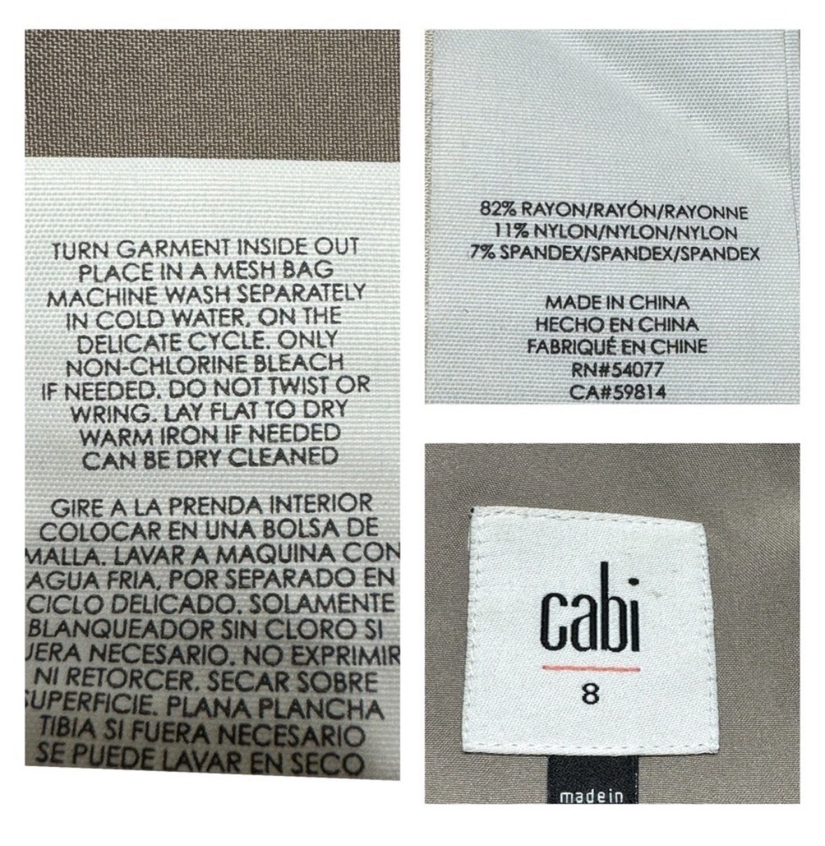 CAbi Python Print Double Breasted Blazer Style 37… - image 11