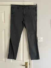 Hush Grey Cotton Straight Women's Jeans in size 12 W34 L27 O4