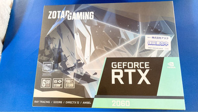 ZOTAC GAMING GeForce RTX 2060 6GB GDDR6 Twin Fan Graphics Card GPU Japan