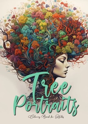 Tree Portraits Coloring Book for Adults Monsoon Publishing Taschenbuch Englisch