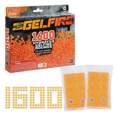Nerf Pro Gelfire runde Mine, 1600 hydratisierte Runden orange neu