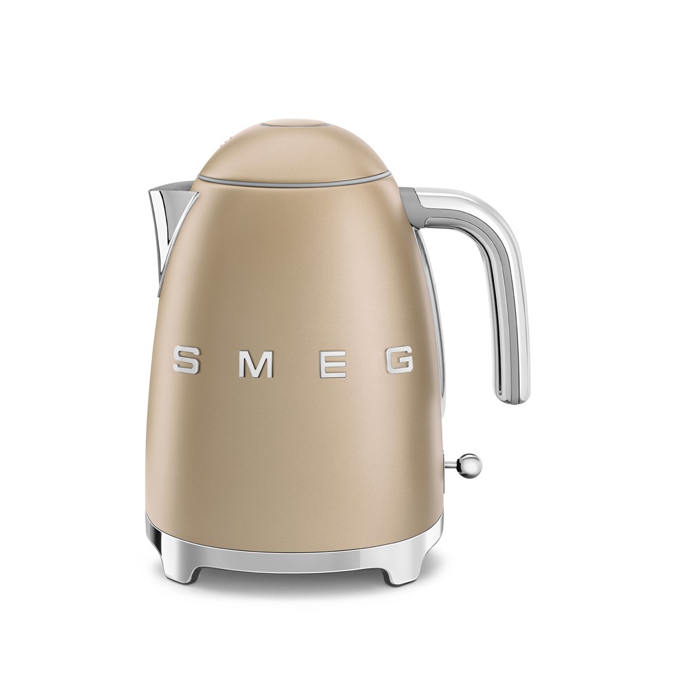 Bouilloire or mat style Années 50 en inox : l'élégance rétro 1,7L pour votre cuisine