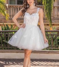 New White Short Prom Dress Off Shoulder Tulle Tutu Homecoming Dresses for Teens