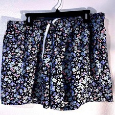 Chubbies 4" Inseam Swim Trunks - Black Floral "The Floras" Pattern SZ 2X