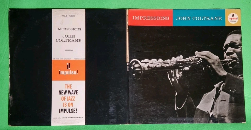 John Coltrane- Impressions  1963 Gatefold LP Mono Impulse! Records Rare EX A-42 - Image 3 of 4