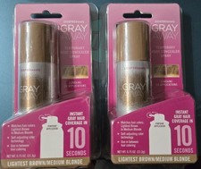 Lot of 2 Everpro Gray Away Womens Root TouchUp .75 oz Lightest Brown/Med Blonde