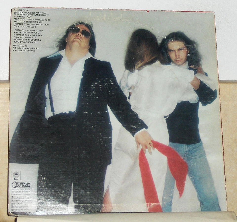 Meat Loaf – Bat Out Of Hell - 1977 Vinyl LP Record Album - Image 2 of 2