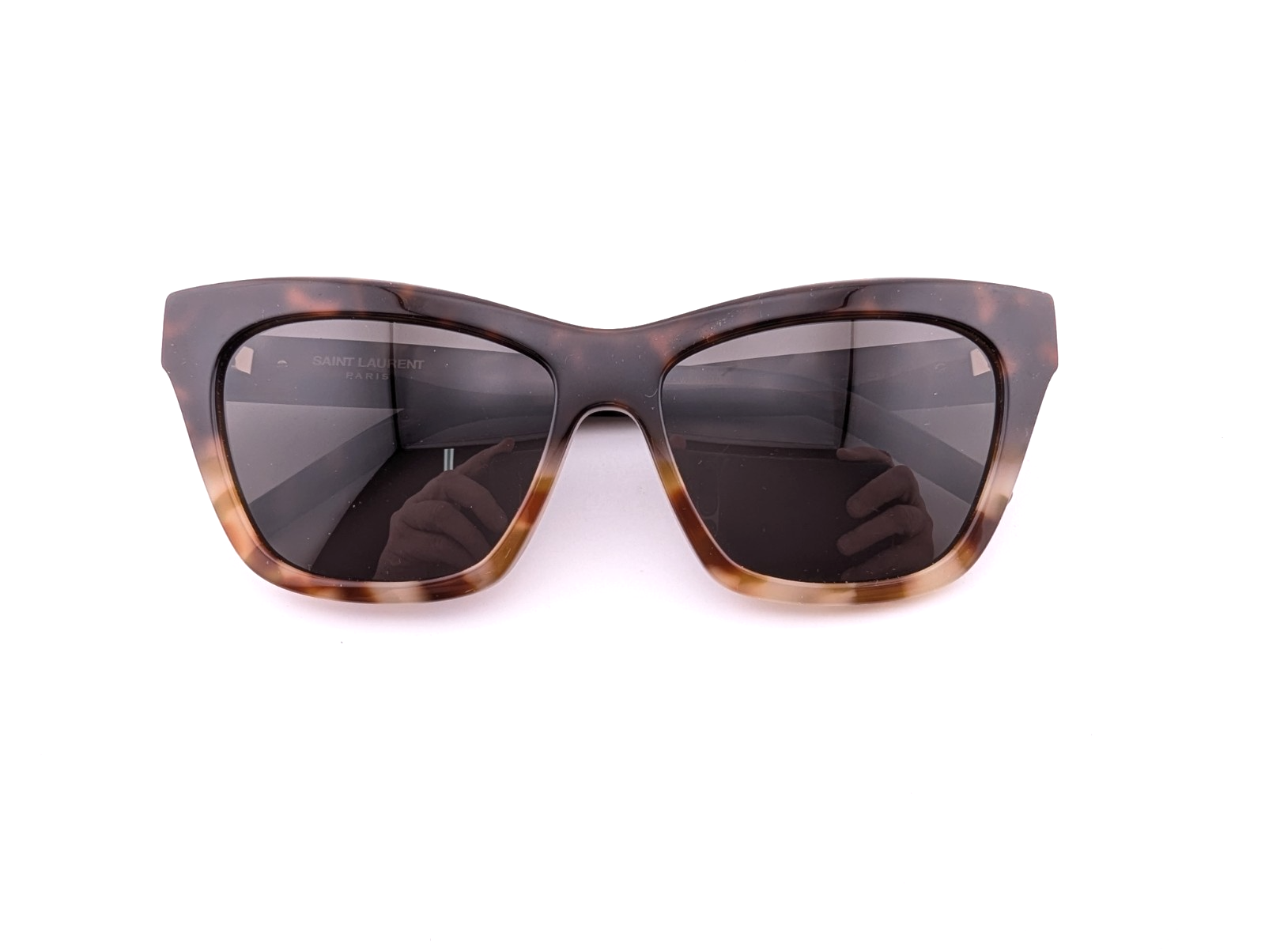 *Nuovo* Occhiali da sole Saint Laurent SL M79 003 Marrone 56 15 140 Plastica Italia