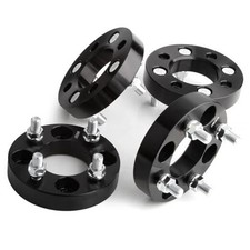 4X4 1" 25mm Black Golf Cart Wheel Spacers Adapters with 1" - 4x4 - 4pcs black