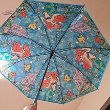 Brand new and un   Disney Princess Stained Glass Style Vinyl Umbrella Ariel