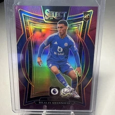 2024-25 Panini Select Premier League Bilal El Khannouss Rookie Purple /140