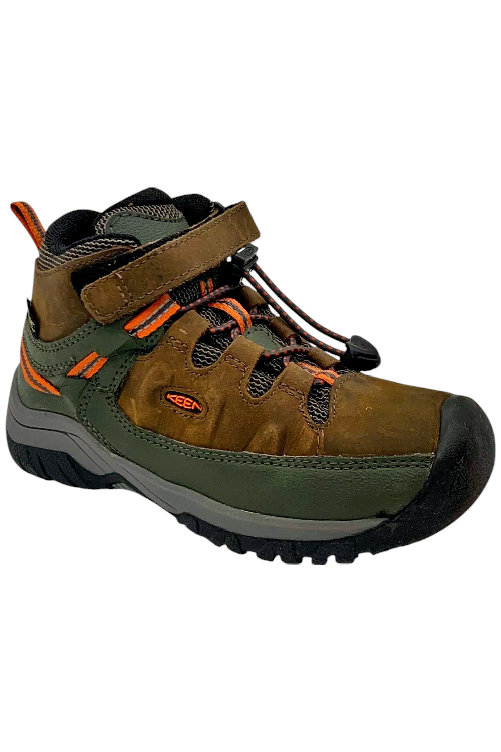Stivali da trekking impermeabili media altezza KEEN Targhee terra scura foresta