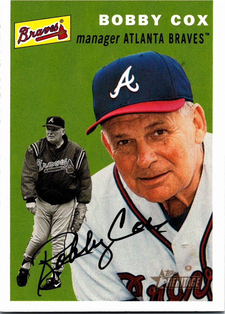 2003 Topps Heritage #176 Bobby Cox Atlanta Braves