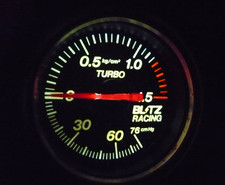 Blitz 52mm Mechanical Turbo Boost Gauge 1.5 Bar Jdm White Led Ek9 S15 R34 Fc Fd Blitz 52mm Mechanical Turbo Boost Gauge 1.5 Bar Jdm White Led Ek9 S15 R34 Fc Fd