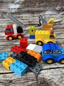 Lego Duplo 10816 My First Cars & Trucks (Retired) & 10847 My First Number Train