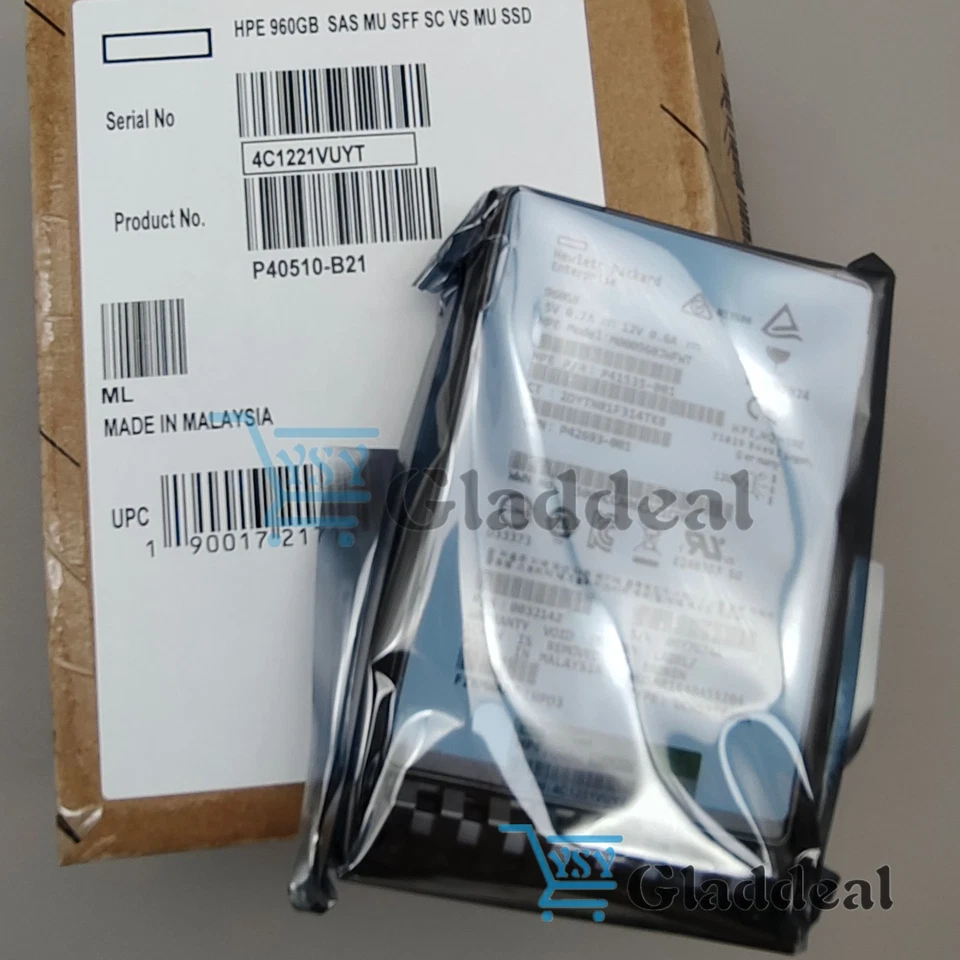HPE P40510-B21 P41535-001 960G SAS 12G MU SFF Gen10 V2 GEN11 Server SSD - Image 4 of 4