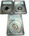 1956-d 1964 1956 Roosevelt Silver Dime PCGS  MS-65 Toner Toned Rainbow Lot Set