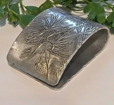 Arthur Armour Aluminum Napkin Ring MCM Balsam Pine