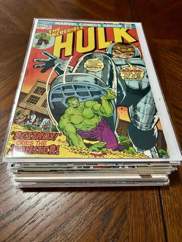 Hulk Comic Lot of 18 Vintage to Modern Marvel Comics Various Titles VG/NM