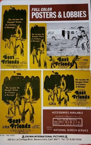 BEST FRIENDS MOVIE PRESSBOOK 1974 CROWN INTL MOD MOVIE VIETNAM SUSANNE BENTON - Picture 2 of 6