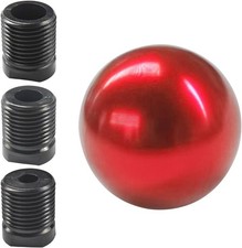 Aluminum Alloy Round Ball Gear Shift Knob For Most Manual Cars With Color Red Aluminum Alloy Round Ball Gear Shift Knob For Most Manual Cars With Color Red