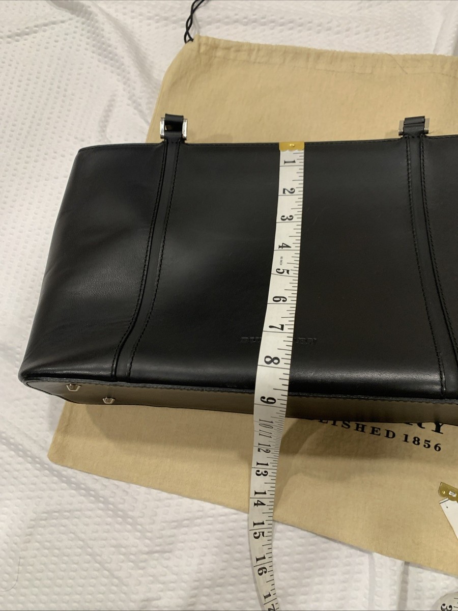 Burberry Leather Vintage Bag Black Tote | eBay