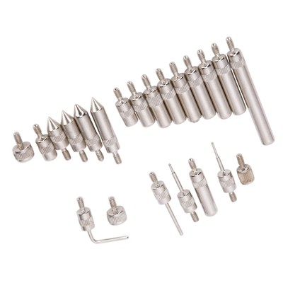 22 Pcs Pointed Tip Dial Gauge Indicator Replacement Measuring Point Tip Set UB