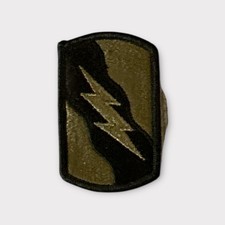 MILITARY PATCH US ARMY 155TH ARMOR BRIGADE SUBDUED NEW OLD STOCK SEW ON