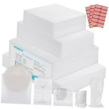 320 pcs Moving Packaging Supplies, 260 Cushioning Foam Pouches and 4 Size Sets