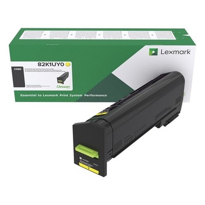 Genuine Lexmark 82K1UY0 Toner Cartridge, Yellow